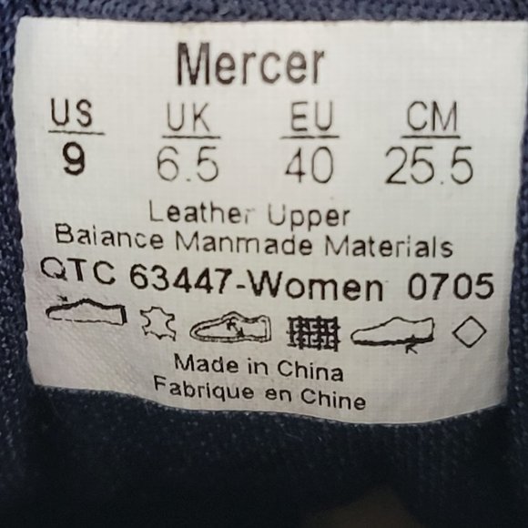 Vintage Vans Mercer Blue Plaid with White Side Stripe Suede Sneakers Womens US 9 - Picture 7 of 7